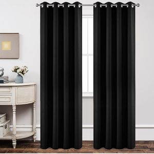 Blackout Curtains 108 Inch Length 2 Panels Set, Thermal Insulated Long Curtains